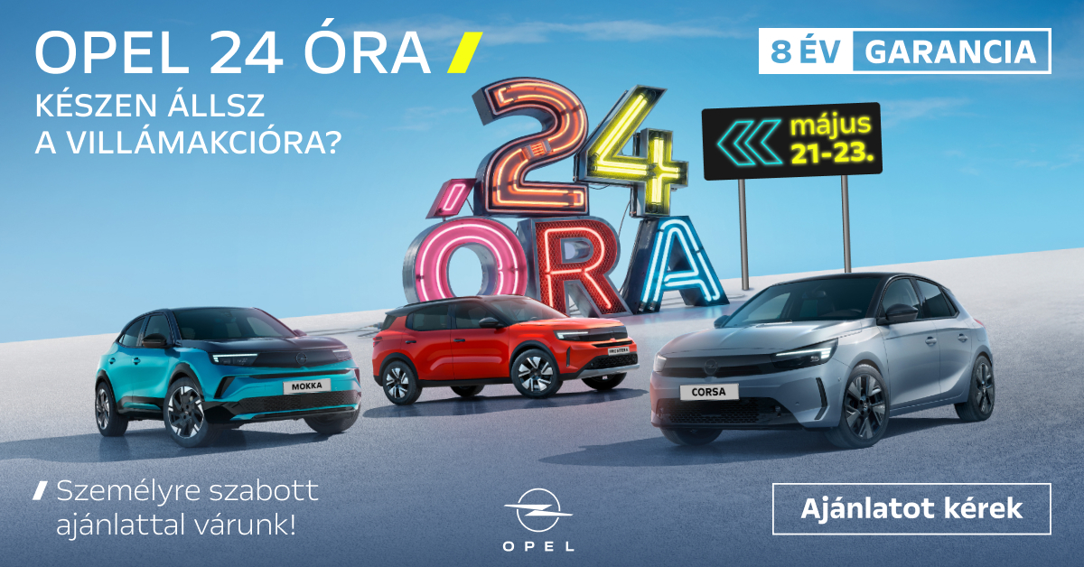 Opel 24 óra villámakció május 31-ig